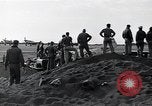 Image of P-51D Mustang aircraft 44-63912 after ground looping on Iwo Jima Iwo Jima, 1945, second 47 stock footage video 65675036227