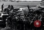 Image of P-51D Mustang aircraft 44-63912 after ground looping on Iwo Jima Iwo Jima, 1945, second 48 stock footage video 65675036227