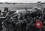Image of P-51D Mustang aircraft 44-63912 after ground looping on Iwo Jima Iwo Jima, 1945, second 53 stock footage video 65675036227
