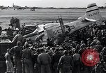 Image of P-51D Mustang aircraft 44-63912 after ground looping on Iwo Jima Iwo Jima, 1945, second 54 stock footage video 65675036227