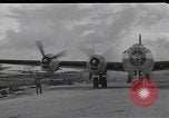 Standbild B-29 Bomber take off Saipan Nördliche Marianen, 1944, aus Sekunde 17 historischem Filmmaterial Videoclip 65675036242