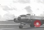 Standbild B-29 Bomber take off Saipan Nördliche Marianen, 1944, aus Sekunde 40 historischem Filmmaterial Videoclip 65675036242