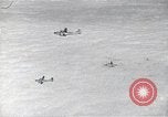 Image of B-29 bombers flying above ocean Nagoya Japan, 1945, second 6 stock footage video 65675036243
