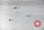 Image of B-29 bombers flying above ocean Nagoya Japan, 1945, second 8 stock footage video 65675036243