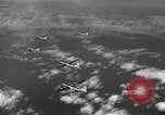 Image of B-29 bombers flying above ocean Nagoya Japan, 1945, second 12 stock footage video 65675036243