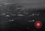Image of B-29 bombers flying above ocean Nagoya Japan, 1945, second 27 stock footage video 65675036243