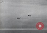 Image of B-29 bombers flying above ocean Nagoya Japan, 1945, second 46 stock footage video 65675036243
