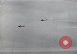 Image of B-29 bombers flying above ocean Nagoya Japan, 1945, second 48 stock footage video 65675036243