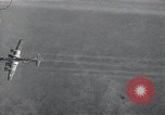 Image of B-29 bombers flying above ocean Nagoya Japan, 1945, second 55 stock footage video 65675036243