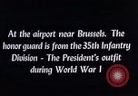 Standbild Präsident Harry Truman antwerpen Belgien, 1945, aus Sekunde 59 historischem Filmmaterial Videoclip 65675036253