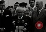 Image of David Ben-Gurion statement on arrival in USA Arlington Virginia USA, 1951, second 3 stock footage video 65675036288
