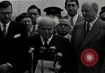 Image of David Ben-Gurion statement on arrival in USA Arlington Virginia USA, 1951, second 6 stock footage video 65675036288