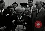 Image of David Ben-Gurion statement on arrival in USA Arlington Virginia USA, 1951, second 8 stock footage video 65675036288