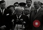 Image of David Ben-Gurion statement on arrival in USA Arlington Virginia USA, 1951, second 10 stock footage video 65675036288