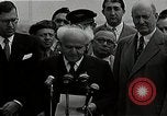 Image of David Ben-Gurion statement on arrival in USA Arlington Virginia USA, 1951, second 12 stock footage video 65675036288