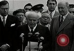 Image of David Ben-Gurion statement on arrival in USA Arlington Virginia USA, 1951, second 17 stock footage video 65675036288