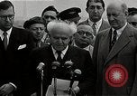 Image of David Ben-Gurion statement on arrival in USA Arlington Virginia USA, 1951, second 18 stock footage video 65675036288