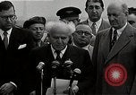 Image of David Ben-Gurion statement on arrival in USA Arlington Virginia USA, 1951, second 22 stock footage video 65675036288