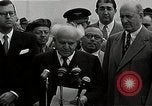Image of David Ben-Gurion statement on arrival in USA Arlington Virginia USA, 1951, second 23 stock footage video 65675036288