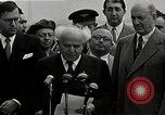 Image of David Ben-Gurion statement on arrival in USA Arlington Virginia USA, 1951, second 24 stock footage video 65675036288