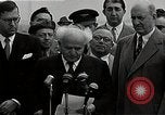 Image of David Ben-Gurion statement on arrival in USA Arlington Virginia USA, 1951, second 25 stock footage video 65675036288