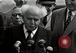 Image of David Ben-Gurion statement on arrival in USA Arlington Virginia USA, 1951, second 28 stock footage video 65675036288