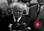 Image of David Ben-Gurion statement on arrival in USA Arlington Virginia USA, 1951, second 30 stock footage video 65675036288