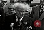 Image of David Ben-Gurion statement on arrival in USA Arlington Virginia USA, 1951, second 33 stock footage video 65675036288