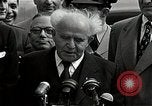 Image of David Ben-Gurion statement on arrival in USA Arlington Virginia USA, 1951, second 37 stock footage video 65675036288