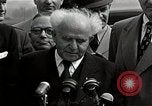 Image of David Ben-Gurion statement on arrival in USA Arlington Virginia USA, 1951, second 40 stock footage video 65675036288