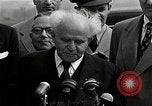 Image of David Ben-Gurion statement on arrival in USA Arlington Virginia USA, 1951, second 42 stock footage video 65675036288