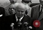 Image of David Ben-Gurion statement on arrival in USA Arlington Virginia USA, 1951, second 43 stock footage video 65675036288