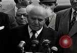 Image of David Ben-Gurion statement on arrival in USA Arlington Virginia USA, 1951, second 44 stock footage video 65675036288
