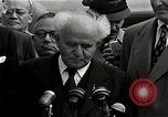 Image of David Ben-Gurion statement on arrival in USA Arlington Virginia USA, 1951, second 46 stock footage video 65675036288