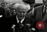 Image of David Ben-Gurion statement on arrival in USA Arlington Virginia USA, 1951, second 47 stock footage video 65675036288