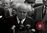 Image of David Ben-Gurion statement on arrival in USA Arlington Virginia USA, 1951, second 51 stock footage video 65675036288
