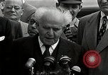 Image of David Ben-Gurion statement on arrival in USA Arlington Virginia USA, 1951, second 52 stock footage video 65675036288