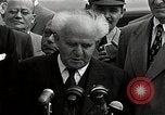 Image of David Ben-Gurion statement on arrival in USA Arlington Virginia USA, 1951, second 53 stock footage video 65675036288