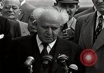 Image of David Ben-Gurion statement on arrival in USA Arlington Virginia USA, 1951, second 54 stock footage video 65675036288
