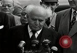 Image of David Ben-Gurion statement on arrival in USA Arlington Virginia USA, 1951, second 56 stock footage video 65675036288