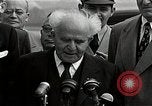 Image of David Ben-Gurion statement on arrival in USA Arlington Virginia USA, 1951, second 57 stock footage video 65675036288