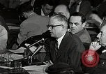 Image of Allegations addressed at Army-McCarthy hearings United States USA, 1954, second 23 stock footage video 65675036290