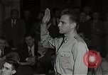 Image of Schine examined in Army-McCarthy hearings United States USA, 1954, second 17 stock footage video 65675036292
