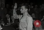 Image of Schine examined in Army-McCarthy hearings United States USA, 1954, second 19 stock footage video 65675036292