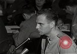 Image of Schine examined in Army-McCarthy hearings United States USA, 1954, second 52 stock footage video 65675036292