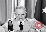Standbild Präsident Harry Truman nach der Potsdamer Konferenz Washington DC USA, 1945, aus Sekunde 40 historischem Filmmaterial Videoclip 65675036323