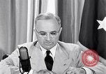 Standbild Präsident Harry Truman nach der Potsdamer Konferenz Washington DC USA, 1945, aus Sekunde 42 historischem Filmmaterial Videoclip 65675036323