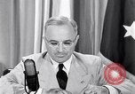 Standbild Präsident Harry Truman nach der Potsdamer Konferenz Washington DC USA, 1945, aus Sekunde 52 historischem Filmmaterial Videoclip 65675036323