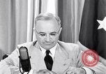 Standbild Präsident Harry Truman nach der Potsdamer Konferenz Washington DC USA, 1945, aus Sekunde 60 historischem Filmmaterial Videoclip 65675036323