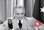 Standbild Präsident Harry Truman nach der Potsdamer Konferenz Washington DC USA, 1945, aus Sekunde 62 historischem Filmmaterial Videoclip 65675036323